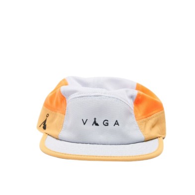 Gorra Running Vaga Club Cap Light grey/Neon Orange/Whiskey/Navy blue