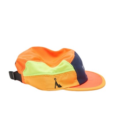 Gorra Running Vaga Club Cap Neon Orange/Neon Yellow/Yellow/Navy blue perfil