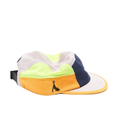 Gorra Running Vaga Club Cap Lila amarillo azul marino perfil