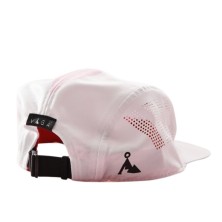 Gorra Running Feather Racing Cap White/Neon Pink /Flame Red