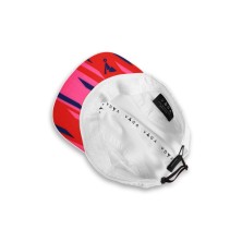 Gorra Running Vaga Feather Racing Cap White/Neon Pink /Flame Red