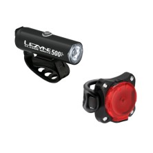 Par luces Lezyne Delantera Classic Drive 500+/ Trasera Zecto Drive 200+