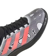 Zapatillas Adidas Defiant Generation M White/Acid Red/Silver Met detalle puntera y cordones