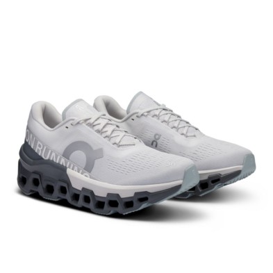 Zapatillas On Running Cloudmonster 2 mujer blanco roto y gris