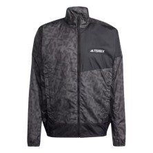 Chaqueta Cortavientos Adidas Terrex Trail Running Charcoal/Black