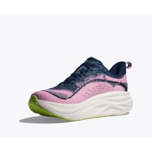 Zapatillas Hoka Skyflow mujer rosa azul marino verde