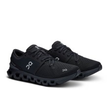 Zapatillas On Running Cloud X 4 mujer Black par para ir al gimnasio hacer fitness