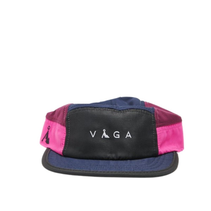 Gorra Running Vaga Club Cap Navy Blue/Bordo/Bright Pink/Taupe