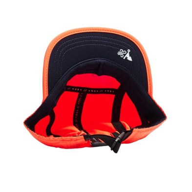 Gorra Running Vaga Water resistant Fell Cap naranja neon azul marino