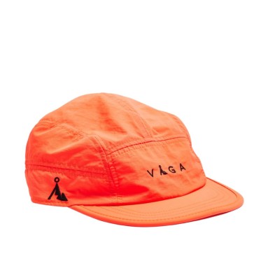 Gorra Running resistente al agua Vaga Fell Cap Neon Orange/Navy