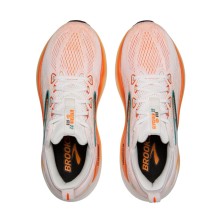 Zapatillas Glycerin GTS 22 hombre White/Orange/Green Blue Slate plano cenital