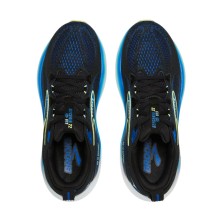 Zapatillas Brooks Glycerin GTS 22 hombre negro azul plano cenital