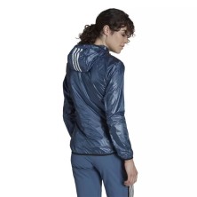 Chaqueta cortavientos Adidas Terrex Techrock three in one impermeable mujer Azul