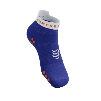 Calcetines Compressport Pro Racing V4.0 Run Low Dazz Blue/White