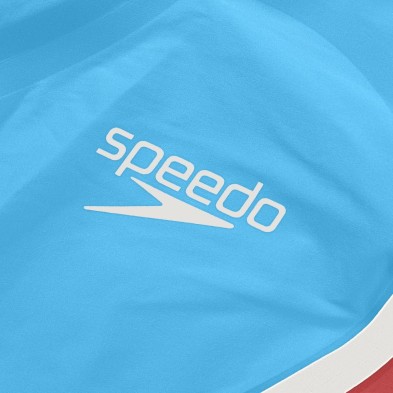 Bañador jammer Speedo Fastskin LZR Pure Intent 2.0 High Waist Blue/Red detalle logo