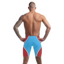 Bañador jammer Speedo Fastskin LZR Pure Intent 2.0 cintura alta azul rojo