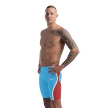 Bañador jammer Speedo Fastskin LZR Pure Intent 2.0 cintura alta Blue/Red