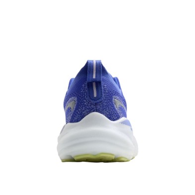 Zapatillas Brooks Glycerin GTS 22 mujer azul blanco amarillo talón