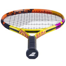 Raqueta tenis Babolat Nadal Junior 25 encorada detalle