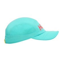 Gorra Hoka Run Hat azul Cielo logo naranja