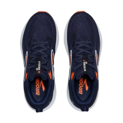 Zapatillas Brooks Glycerin 22 hombre Peacoat/Blue Ribbon/Orange azul marino naranja par