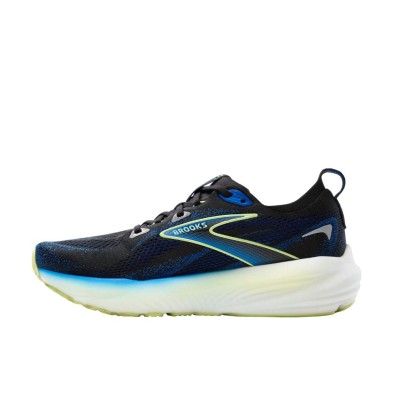 Zapatillas Brooks Glycerin 22 Wide hombre Black/Cobalt/Neo Yellow