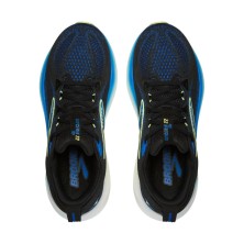 Zapatillas Brooks Glycerin 22 Wide hombre Black/Cobalt/Neo Yellow par