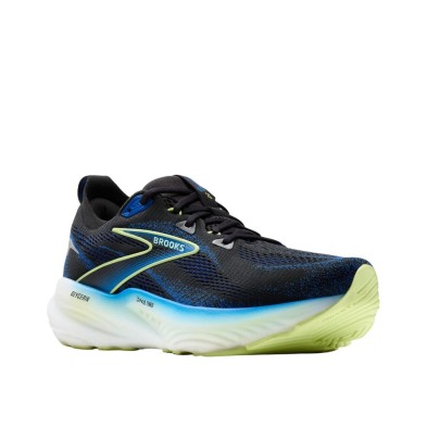 Zapatillas Brooks Glycerin 22 Wide hombre Black/Cobalt/Neo Yellow