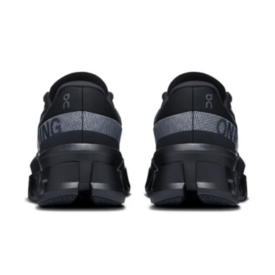 Zapatillas On Running Cloudmonster 2 mujer negro gris talones