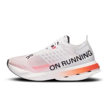 Zapatillas On Running Cloudboom Strike mujer White / Black perfil interior logo