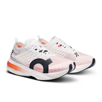 Zapatillas On Running Cloudboom Strike mujer White / Black Orange par