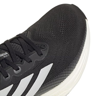 Zapatillas Adidas Supernova Rise 2 Hombre Core Black/Zero Metalic detalle puntera