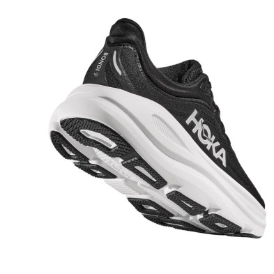 Zapatillas Hoka Bondi 9 Wide Hombre negro y blanco ancho especial