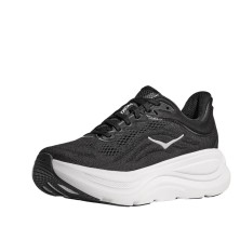 Zapatillas Hoka Bondi 9 Wide Hombre Black / White  gabiota hoka