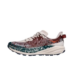 Zapatillas Hoka Speedgoat 6 Hombre beige granate verde