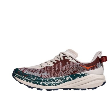 Zapatillas Hoka Speedgoat 6 Hombre beige granate verde