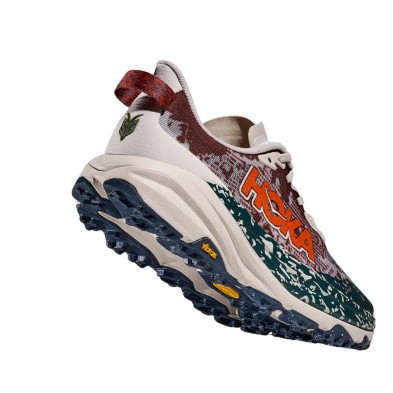 Zapatillas Hoka Speedgoat 6 Hombre beige granate verde oscuro naranja