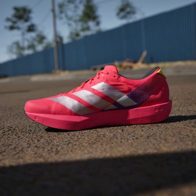 Zapatillas Adidas Adizero Adios 9 Hombre rojo plata
