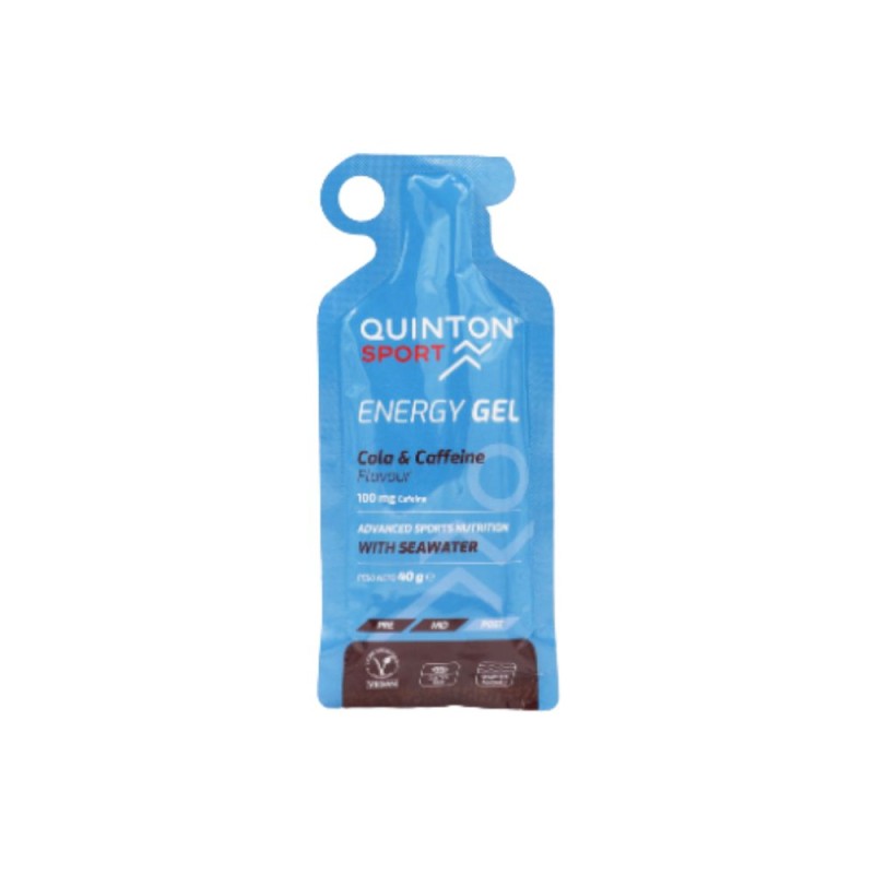 Energy gel Quinton cola 40 g con cafeína