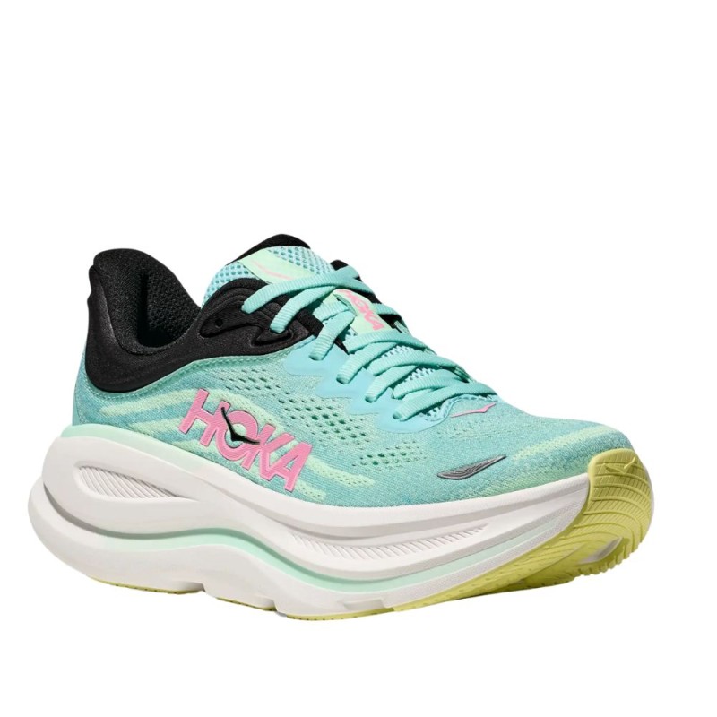 Zapatillas Hoka Bondi 9 Mujer Blue Spark/Mint Fluorite
