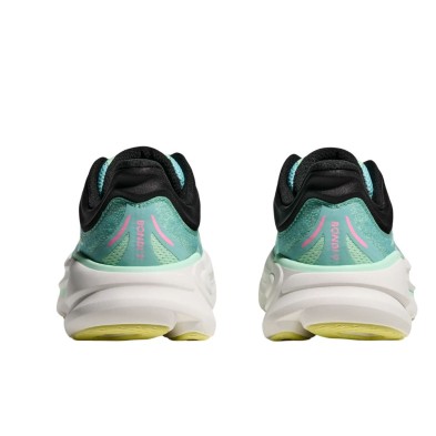 Zapatillas Hoka Bondi 9 Mujer Blue Spark/Mint Fluorite talones