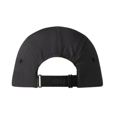 Gorra 5 Panel Go Cap Logo Buff Negro ajuste trasero