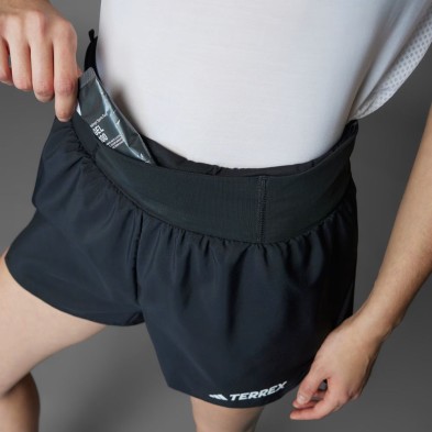 Pantalón corto Adidas Terrex Xperior 5" mujer Black bolsillo delantero