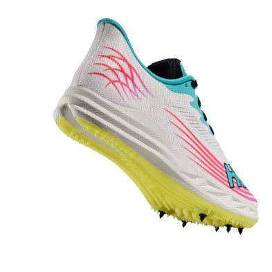 Zapatillas Hoka Crescendo MD 2 Unisex White/Cielo blue para pista atletismo