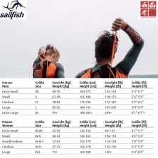 Sailfish tallaje Atlantic 2 hombre y mujer