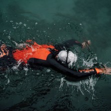 Traje de neopreno Sailfish Atlantic 2 hombre negro naranja lago mar y piscina