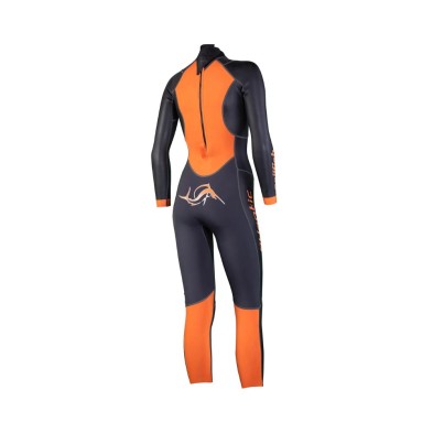Traje de neopreno Sailfish Atlantic 2 mujer negro naranja