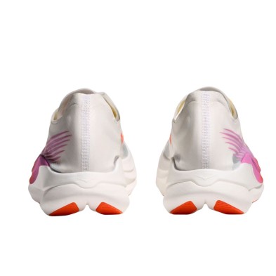 Zapatillas Hoka Unisex Rocket X 2 Frost/Lava talones