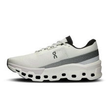 Zapatillas On Running Cloudmonster 2 hombre blanco roto perfil interior