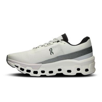 Zapatillas On Running Cloudmonster 2 hombre blanco roto perfil interior